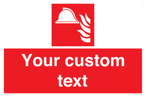 Custom Location of firefighting equipment